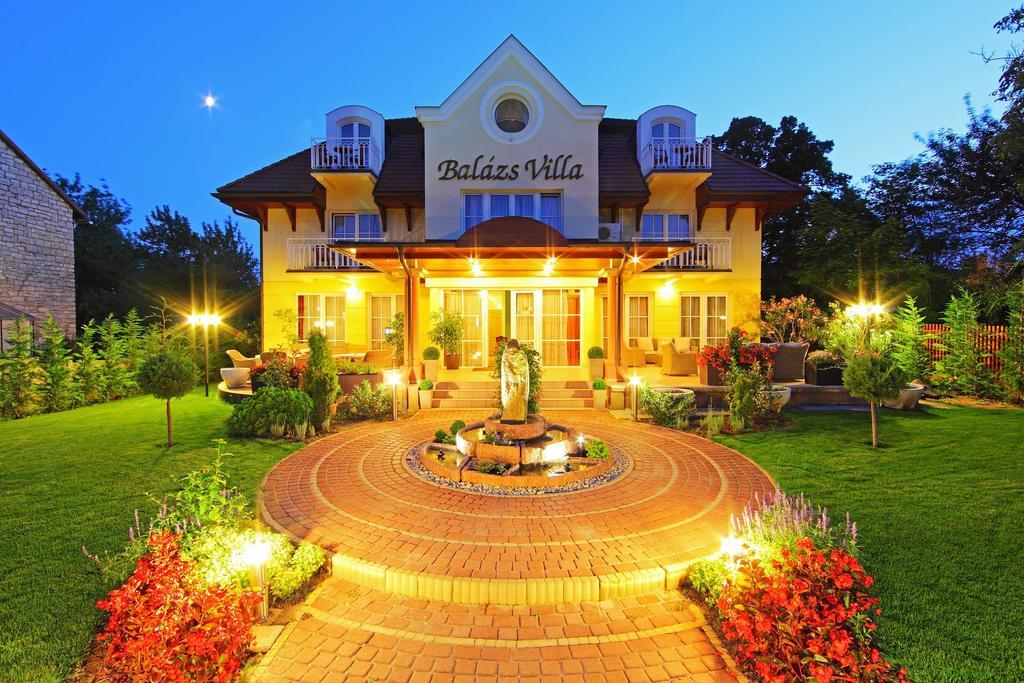 Balazs Villa Balatonfured Bagian luar foto